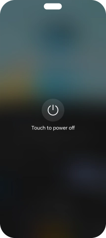 Press Touch to power off.