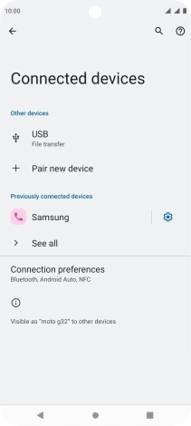 Press the Home key to return to the home screen.