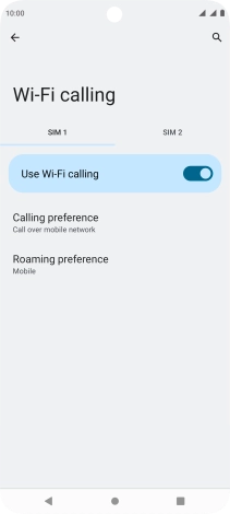 Press the Home key to return to the home screen.