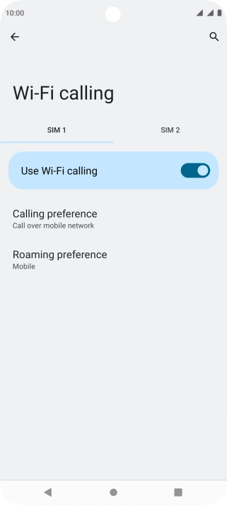 Press the Home key to return to the home screen.
