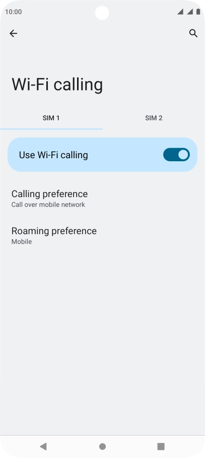 Press the Home key to return to the home screen.