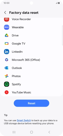 Press Reset. Press Reset.