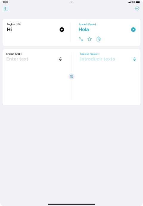 Press the screen size icon.