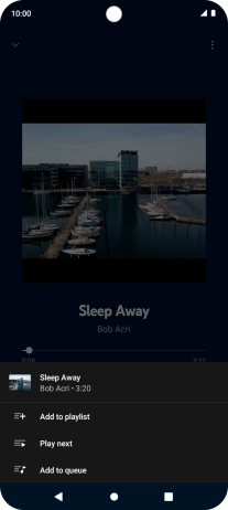 Press Add to playlist. Press Add to playlist.