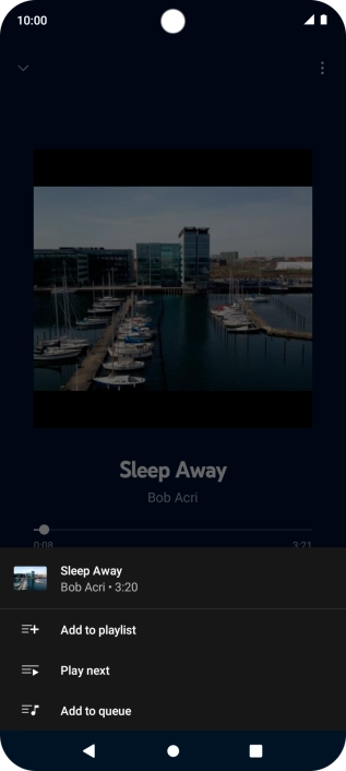 Press Add to playlist. Press Add to playlist.