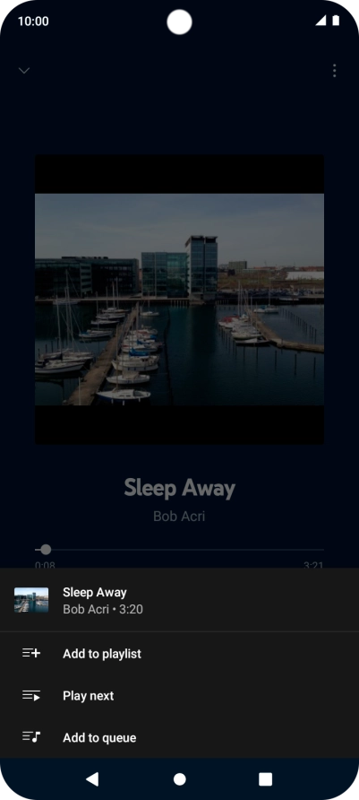 Press Add to playlist. Press Add to playlist.