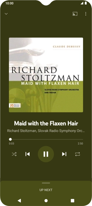 Press arrow right to go to the next audio file. Press arrow right to go to the next audio file.