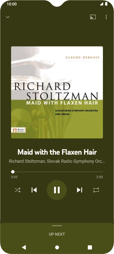 Press arrow right to go to the next audio file. Press arrow right to go to the next audio file.