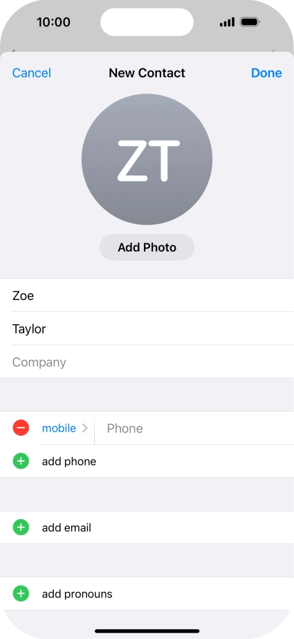 Press Phone and key in the required phone number.
