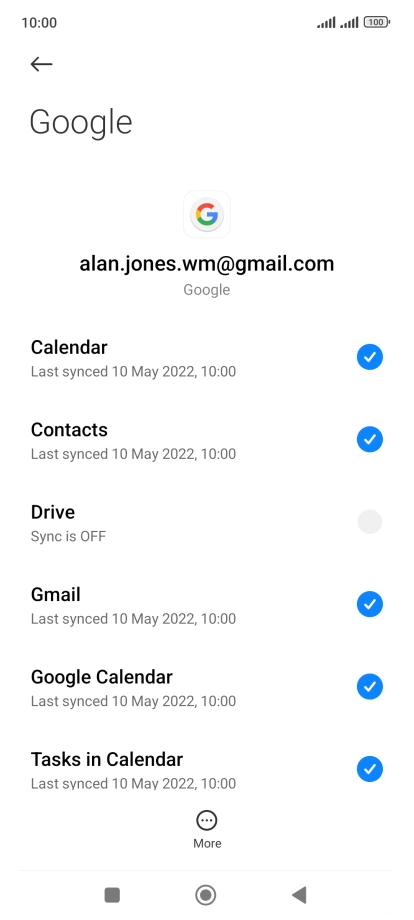 Press the Home key to return to the home screen.
