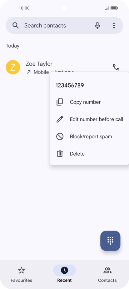 Press Block/report spam.