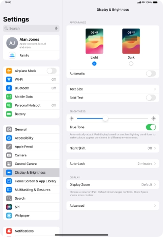 Press and drag the indicator below Press and drag the indicator below