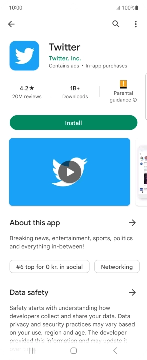 Press Install and follow the instructions on the screen to install the app. Press Install and follow the instructions on the screen to install the app.