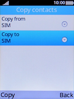 Select Copy to.