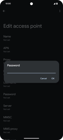 Key in wap and press OK.