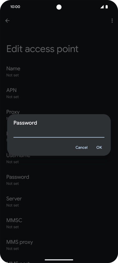 Key in wap and press OK.
