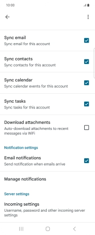 Press the field next to 