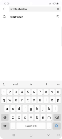 Key in the required search word and press the search icon.