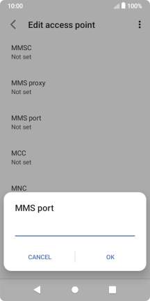 Key in 8799 and press OK.