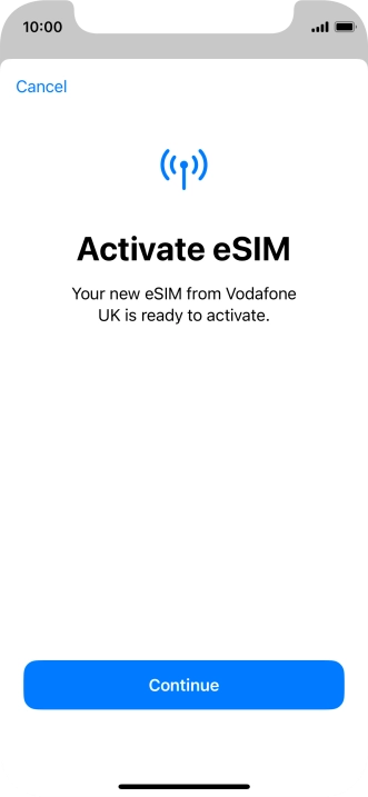 Press Continue. Press Continue.