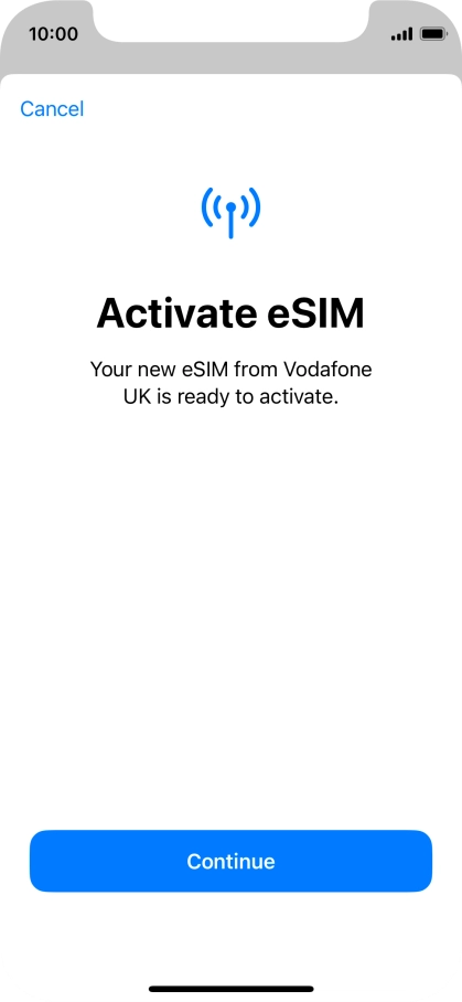 Press Continue. Press Continue.