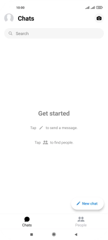Press New chat. Press New chat.