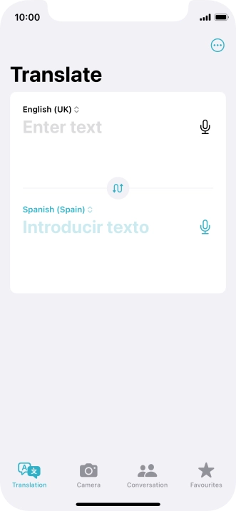 Press the first drop down list.