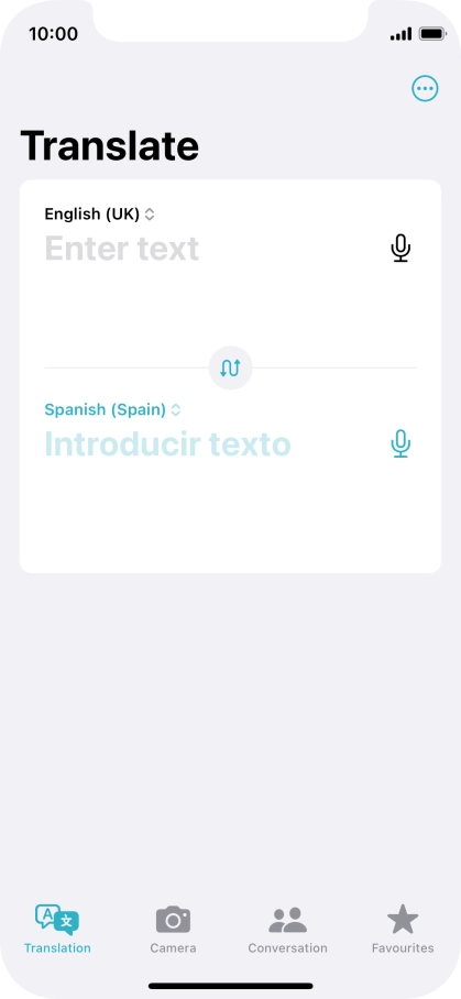 Press the first drop down list.