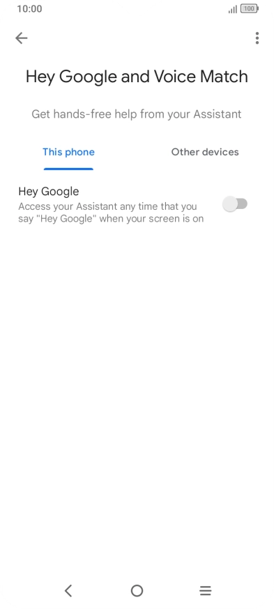 Press the indicator next to Press the indicator next to