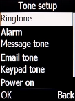 Select Message tone.