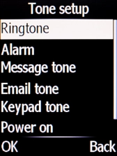 Select Message tone.