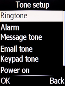 Select Message tone.