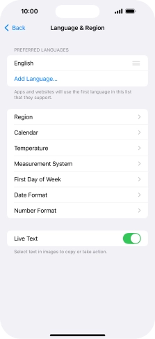 Press Add Language....