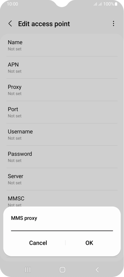 Key in 212.183.137.012 and press OK.