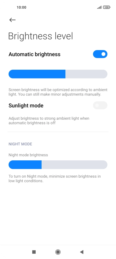 Press the indicator next to Press the indicator next to