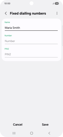 Press Number and key in the required phone number.