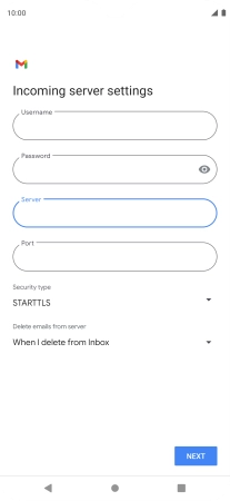 Press the field below 