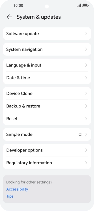 Press Reset. Press Reset.