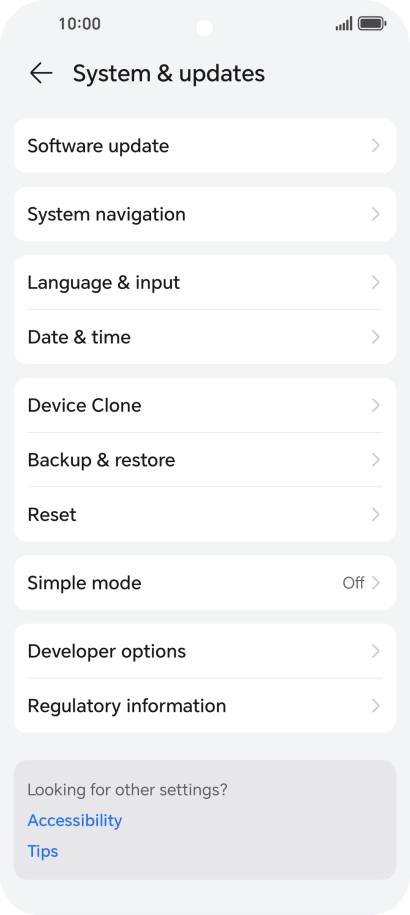 Press Reset. Press Reset.