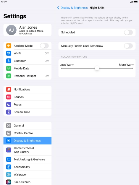 Press the indicator next to Press the indicator next to