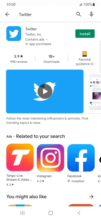 Press Twitter.