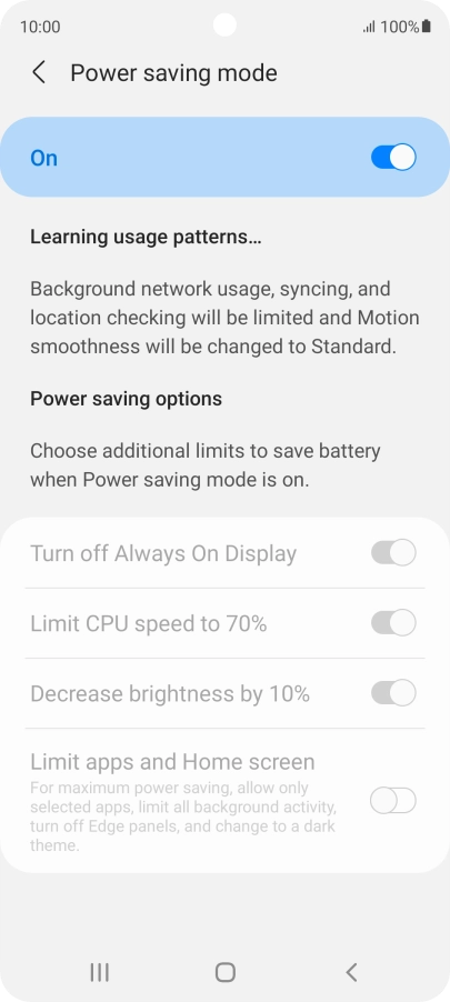 Press the Home key to return to the home screen.