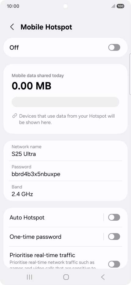 Press Network name. Press Network name.