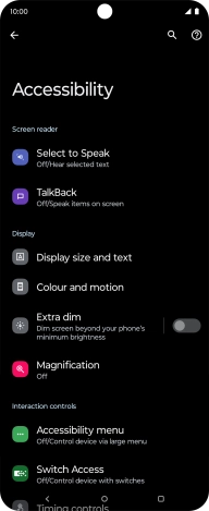 Press the required category below 