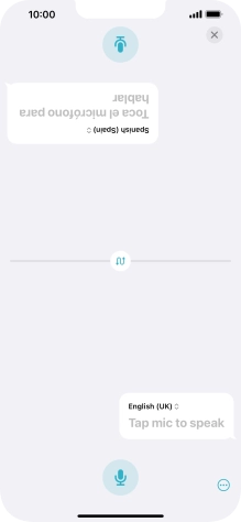 Press the end icon to end two-way view.
