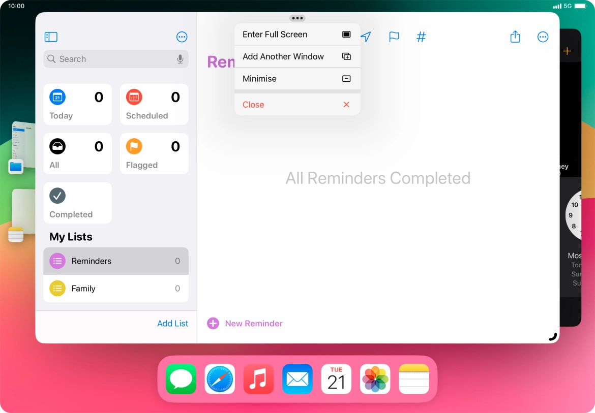 Press Add Another Window. Press Add Another Window.