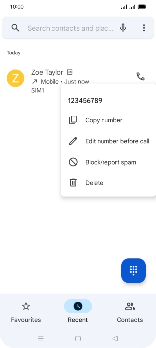 Press Block/report spam.