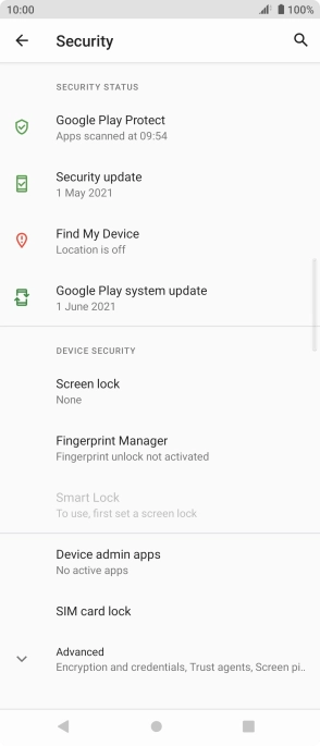 Press the Home key to return to the home screen.
