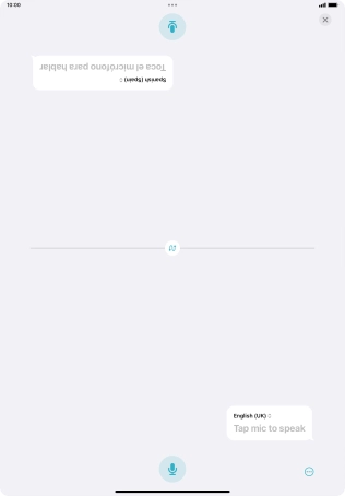 Press the end icon to end two-way view.