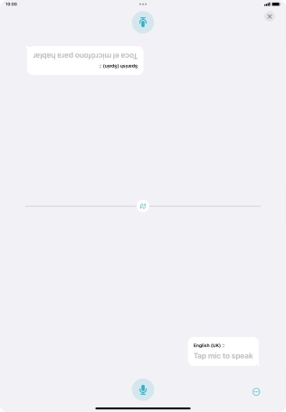 Press the end icon to end two-way view.